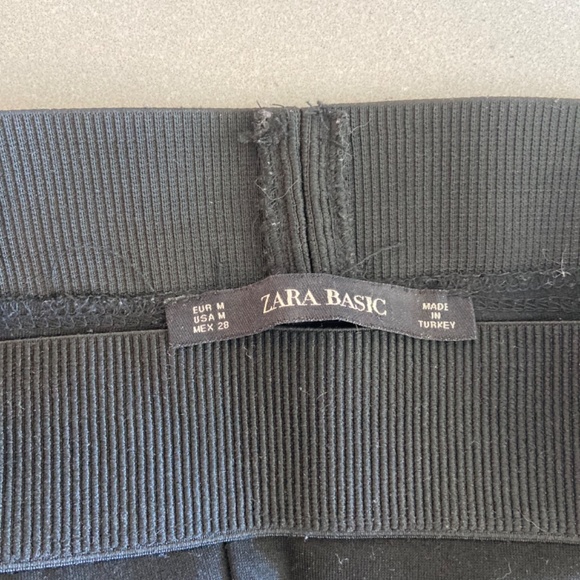 Black Stretch Pants with White & Red Stripe - Picture 4 of 4